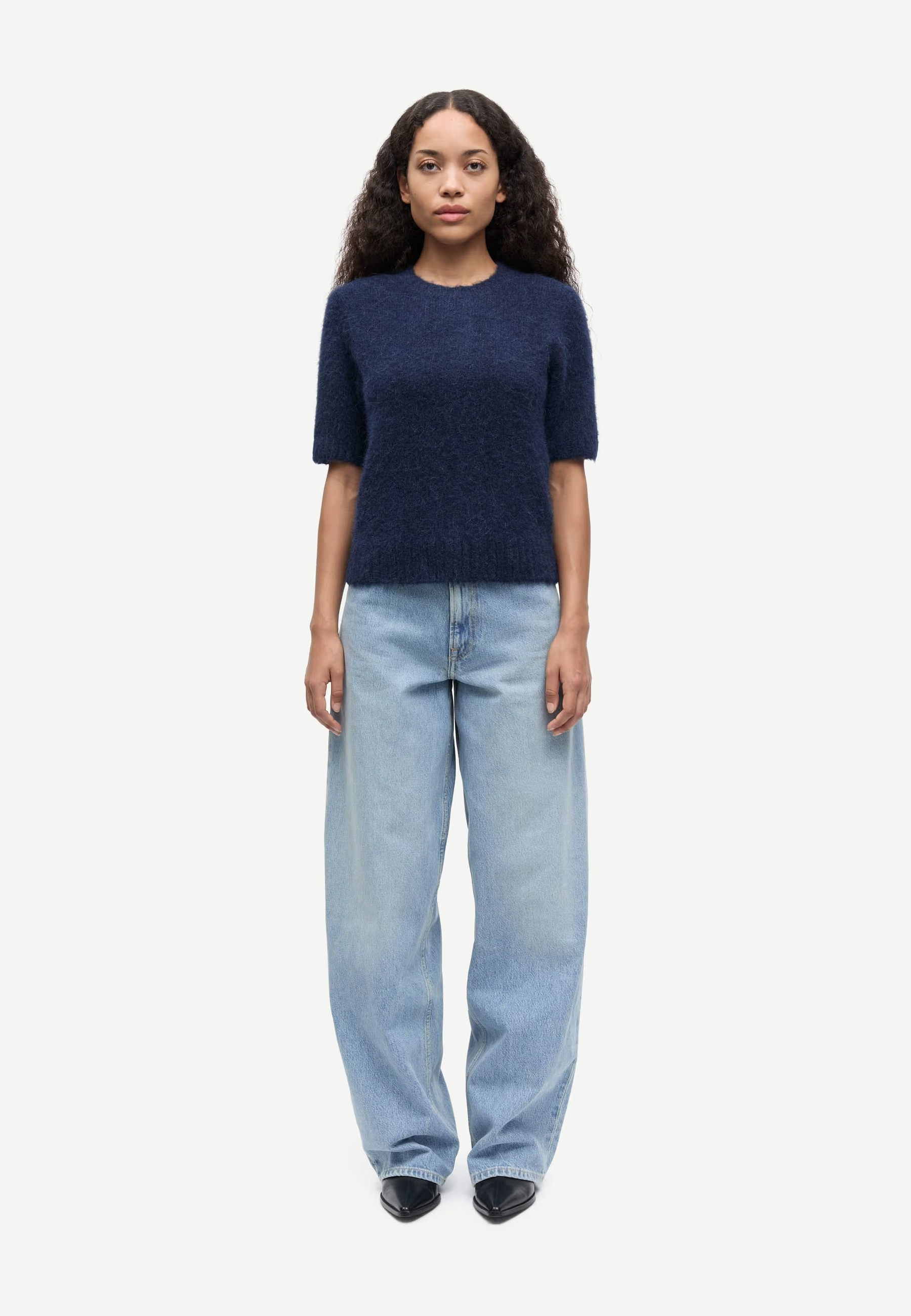 Sajeanne Alpaka Kurzarm Pullover | Salute