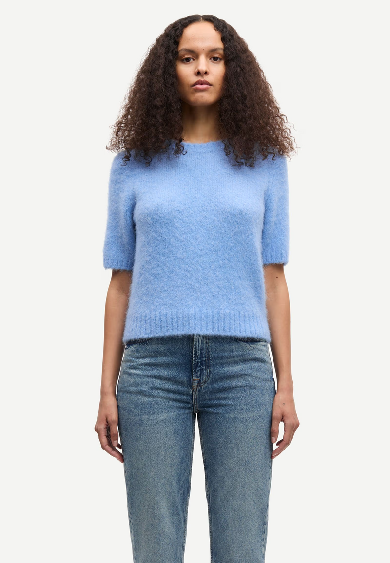 Sajeanne Alpaka T-Shirt | Della Robbia Blue
