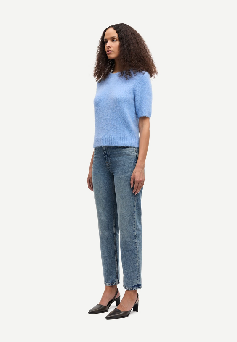 Sajeanne Alpaka T-Shirt | Della Robbia Blue