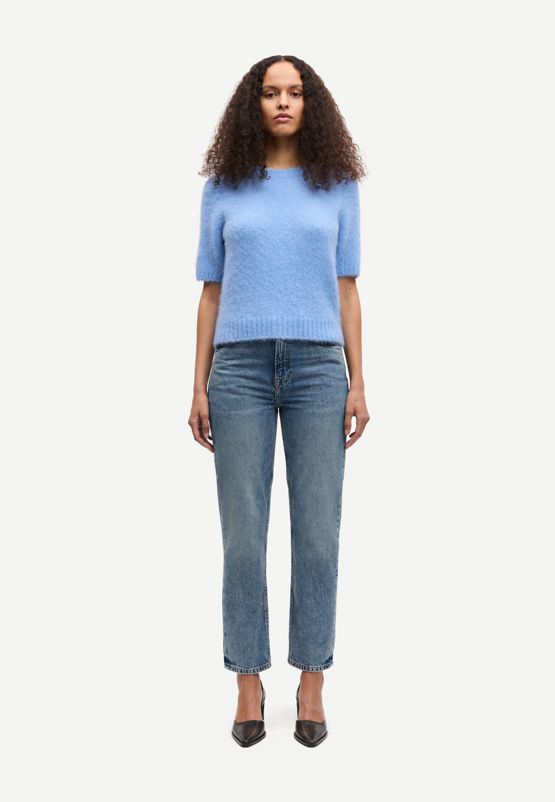 Sajeanne Alpaka T-Shirt | Della Robbia Blue