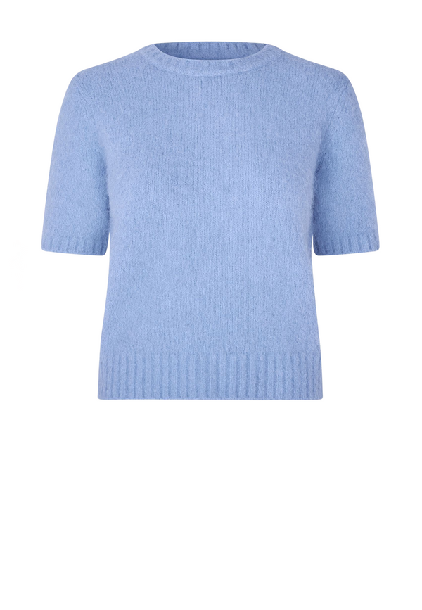 Sajeanne Alpaka T-Shirt | Della Robbia Blue
