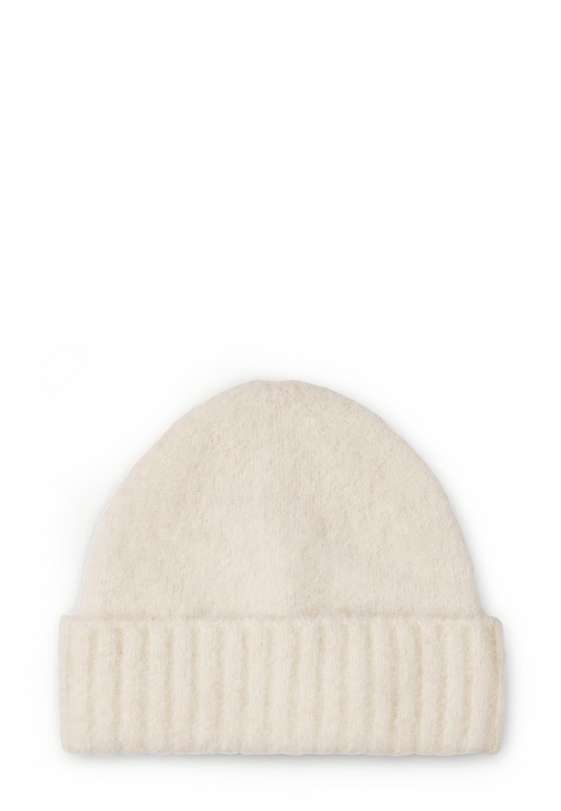Sajeanne Alpaka  Beanie | Clear Cream