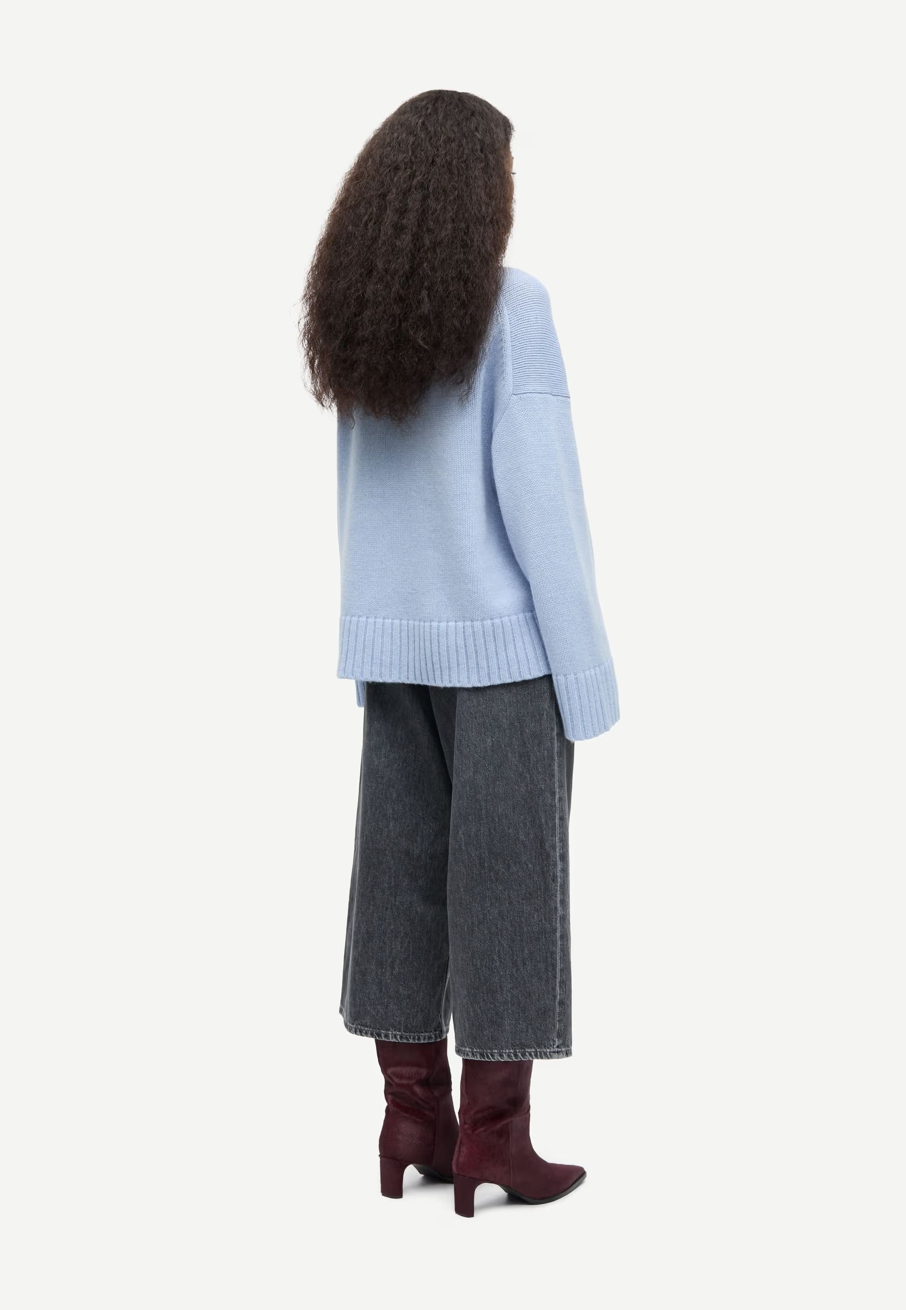 Sakeiku Oversized Pullover | Cashmere Blue