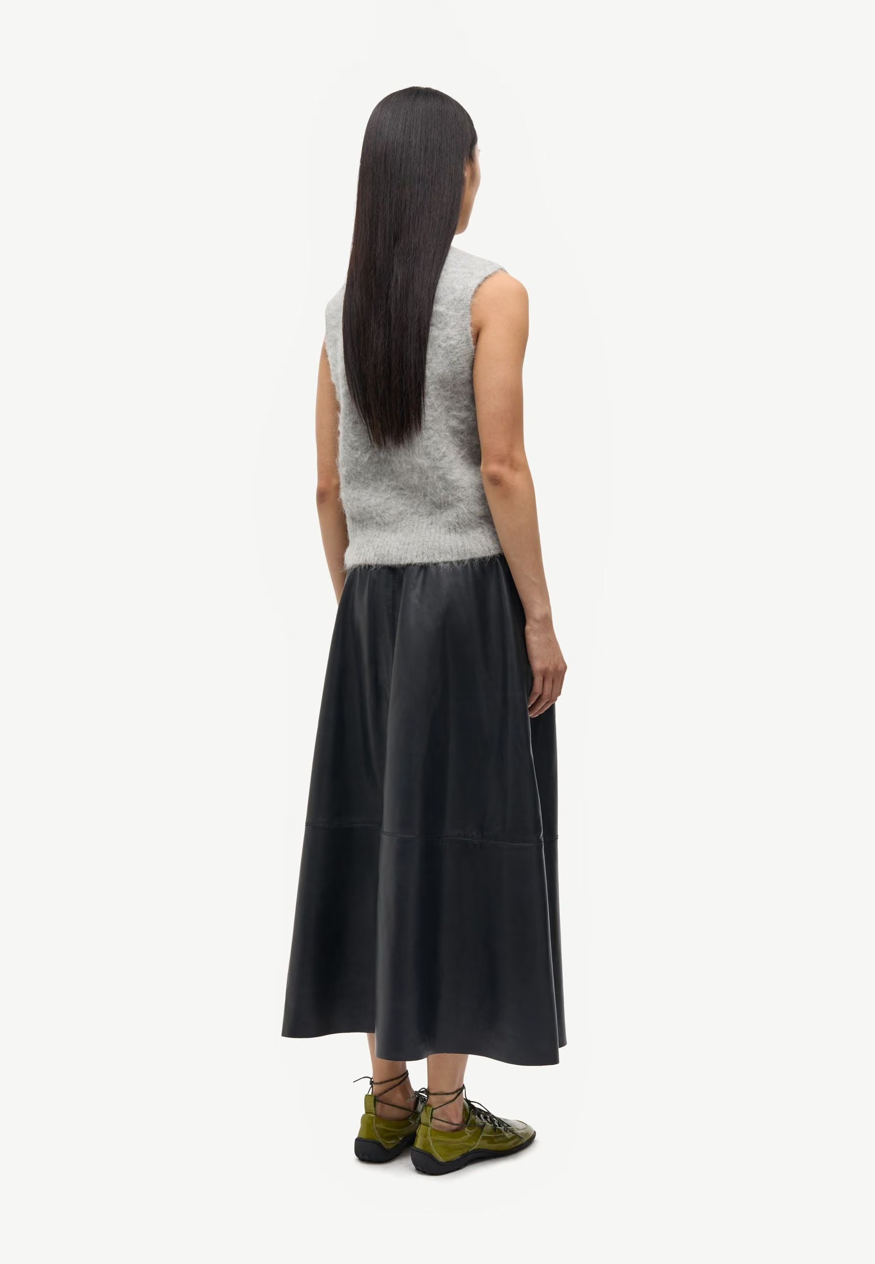 Saliss Alpaka Top | Grey Melange