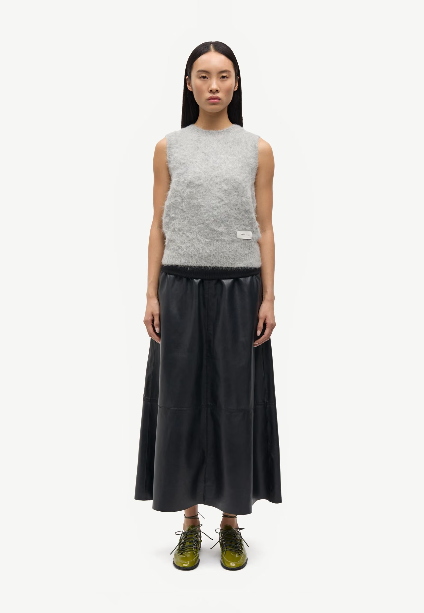Saliss Alpaka Top | Grey Melange