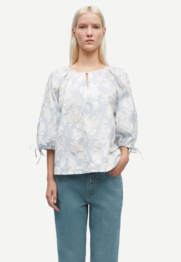 Samatera Bluse | Peony Egret