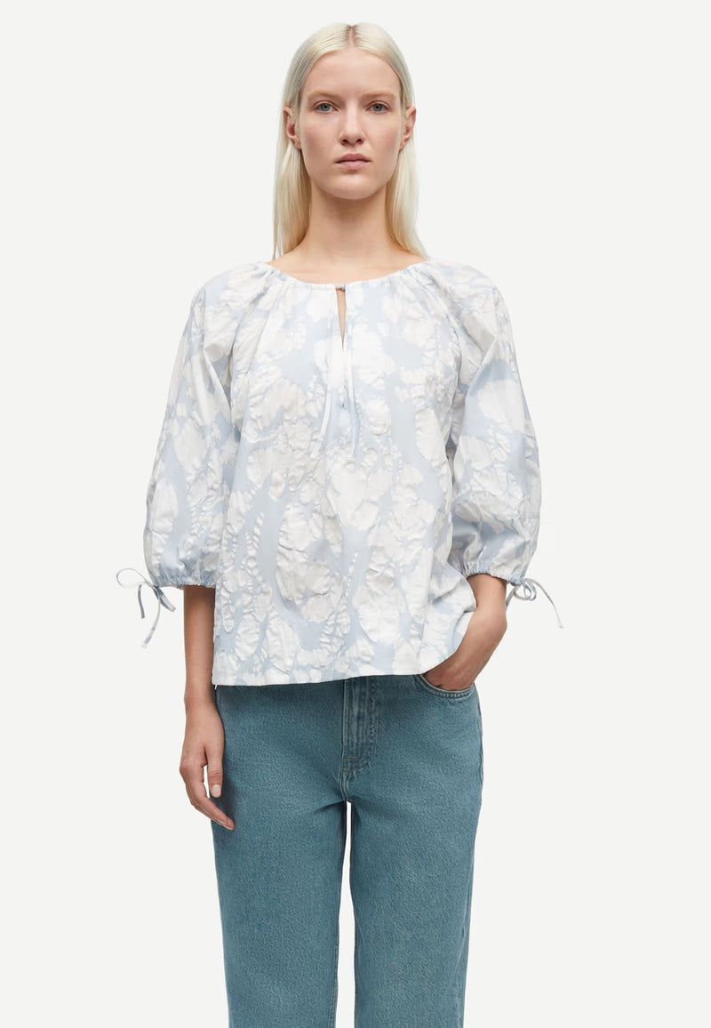Samatera Bluse | Peony Egret