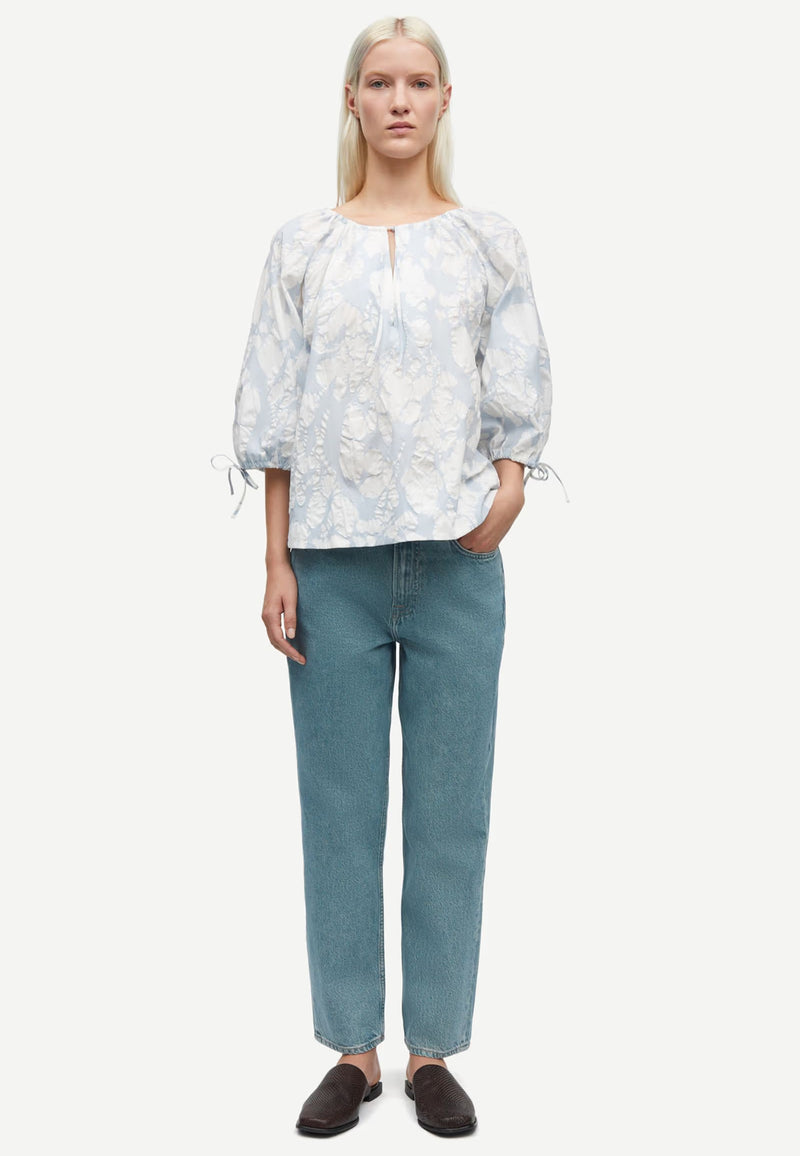 Samatera Bluse | Peony Egret