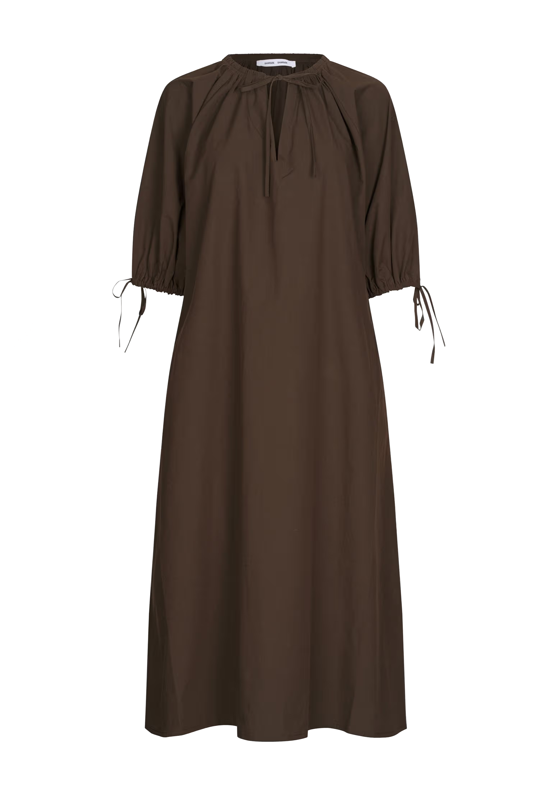 Samateran Maxikleid | Mulch