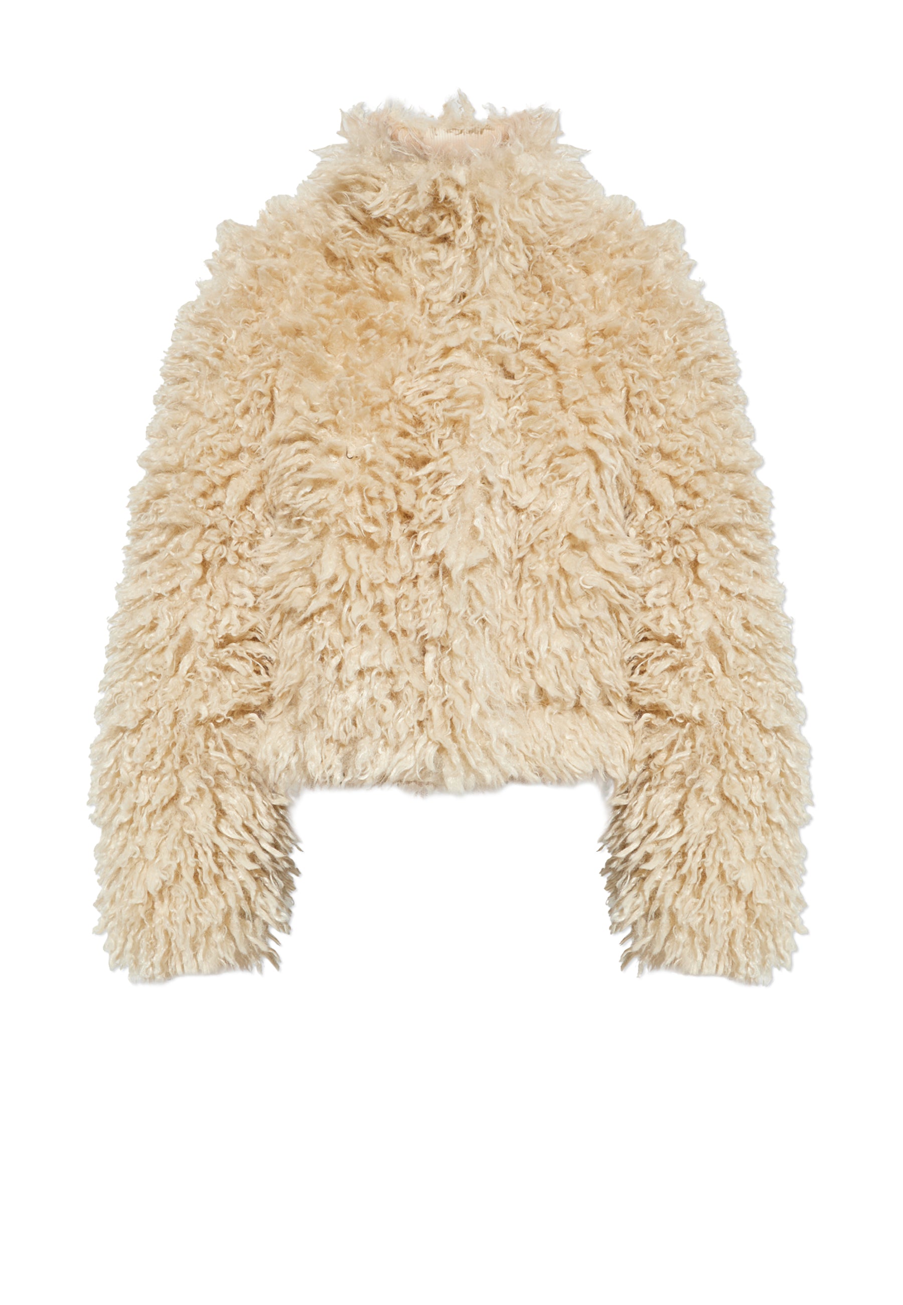 Samedda Faux Fur Bomber Jacket | Pumice Stone