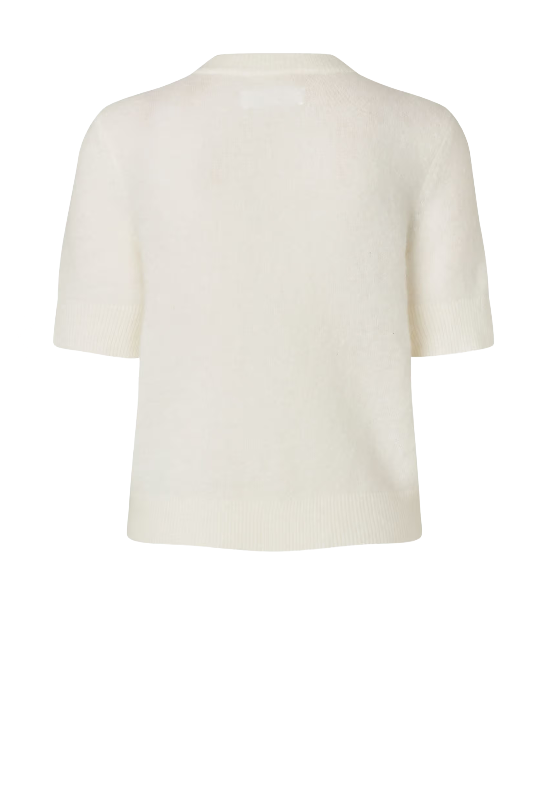 Sanoura Kurzarm Alpaka Cardigan | Egret