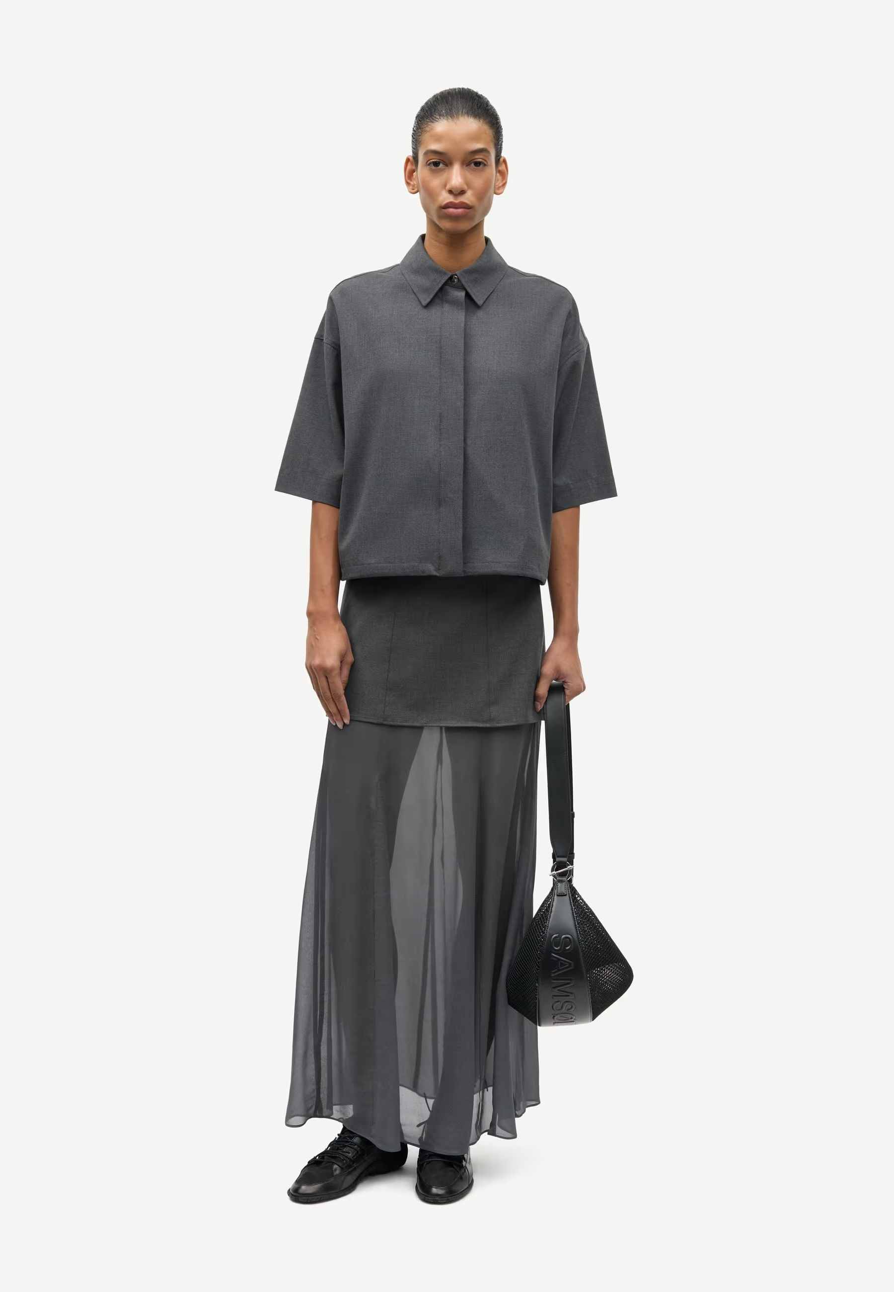 Sarima Transparenter Rock | Ombre Blue