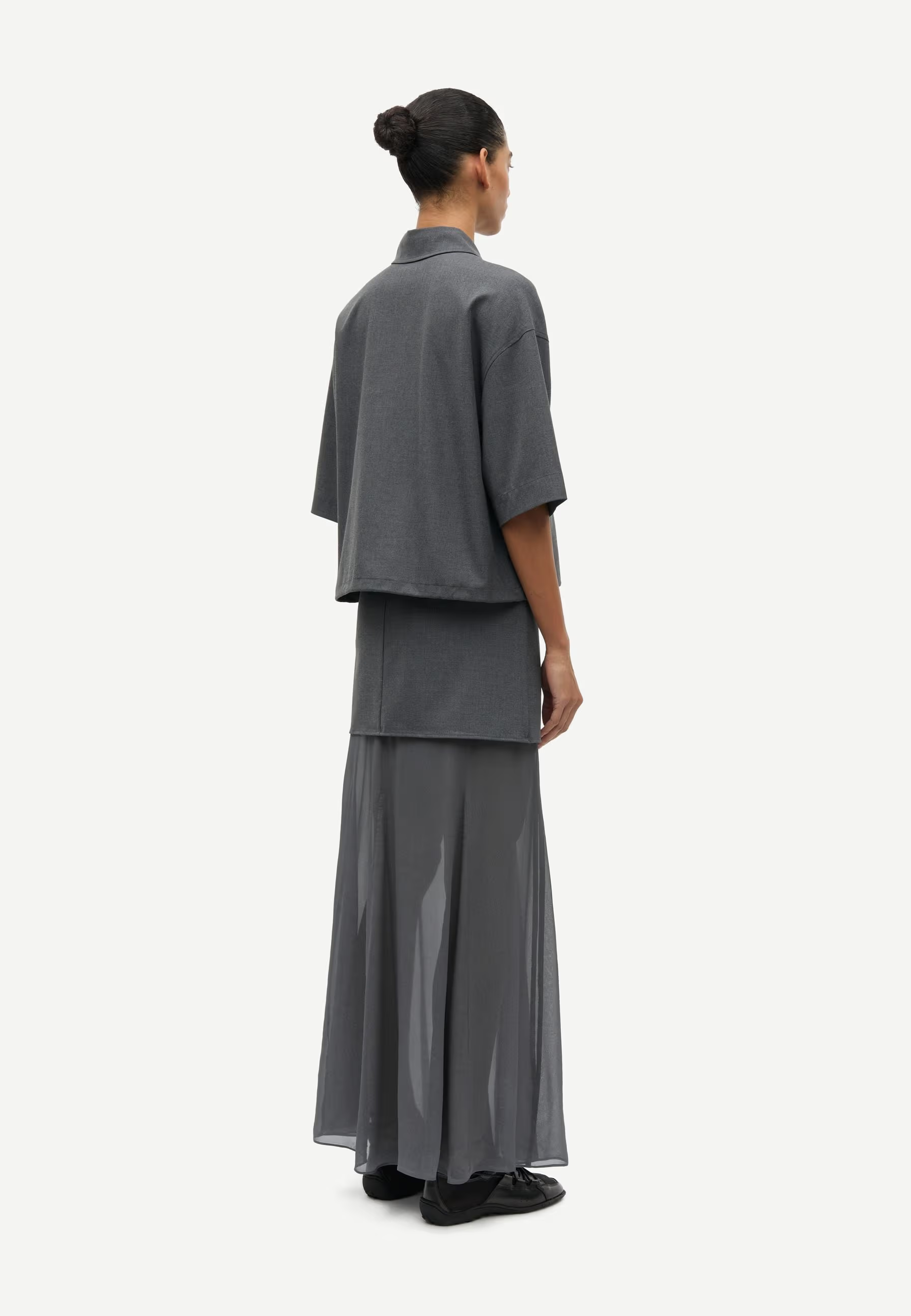 Sarima Transparenter Rock | Ombre Blue