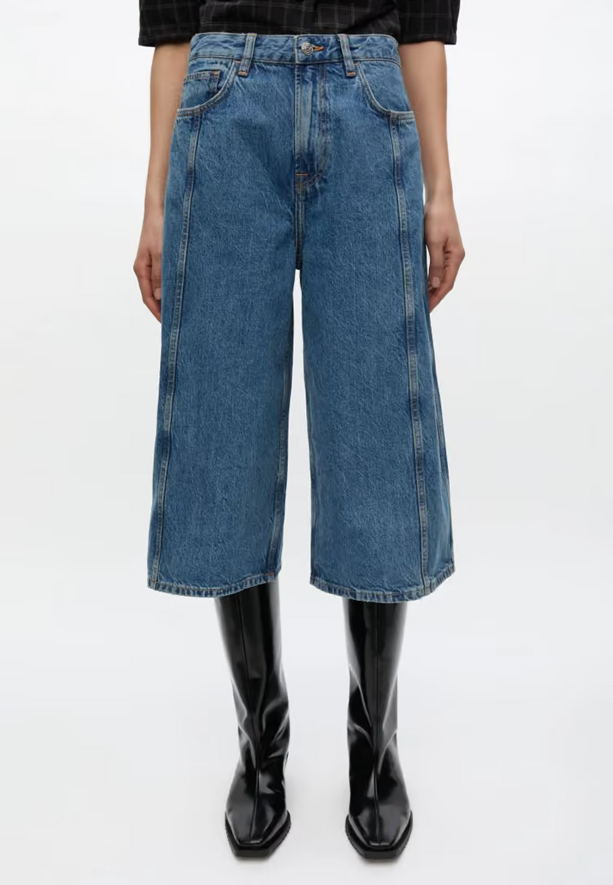 Sashelby Culotte Jeans | Sephia Blue