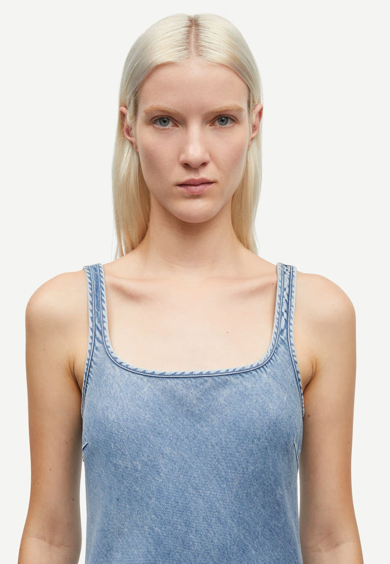 Sasunna Maxikleid | Denim Blue