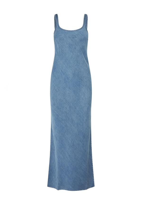 Sasunna Maxikleid | Denim Blue