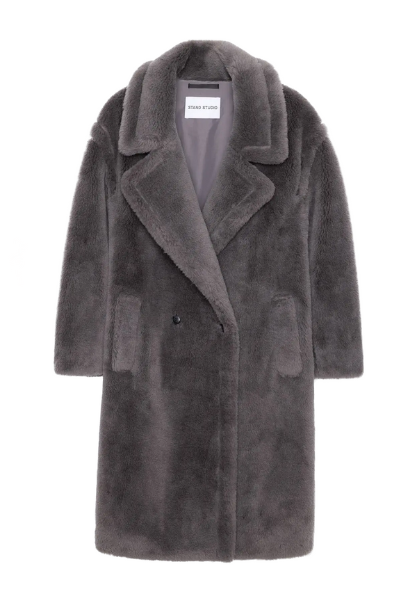 Biba Fake Fur Mantel | Grey