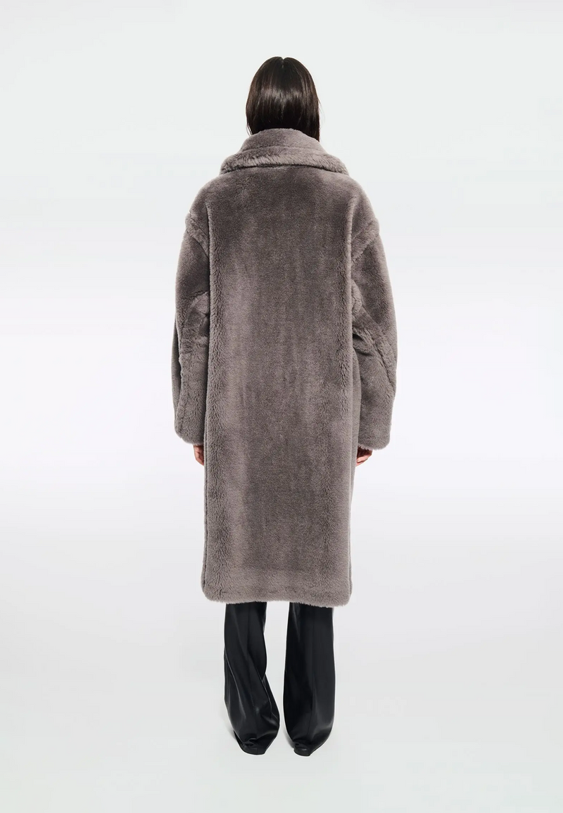 Biba Fake Fur Mantel | Grey