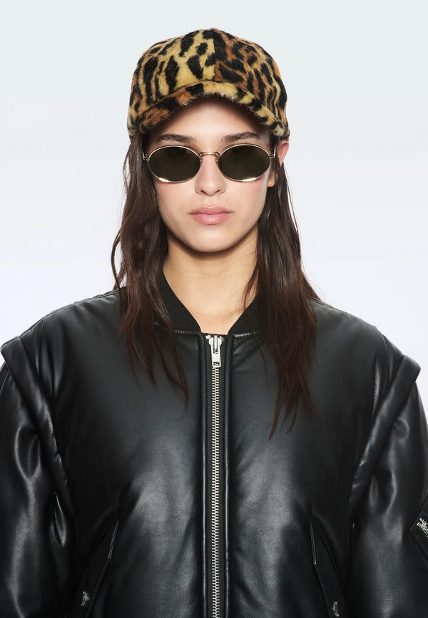 Cyrene Fake Fur Cap | Leo