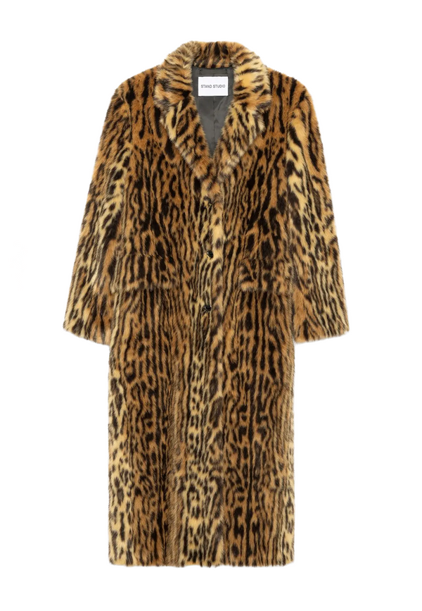 Marceline Fake Fur Mantel | Leo