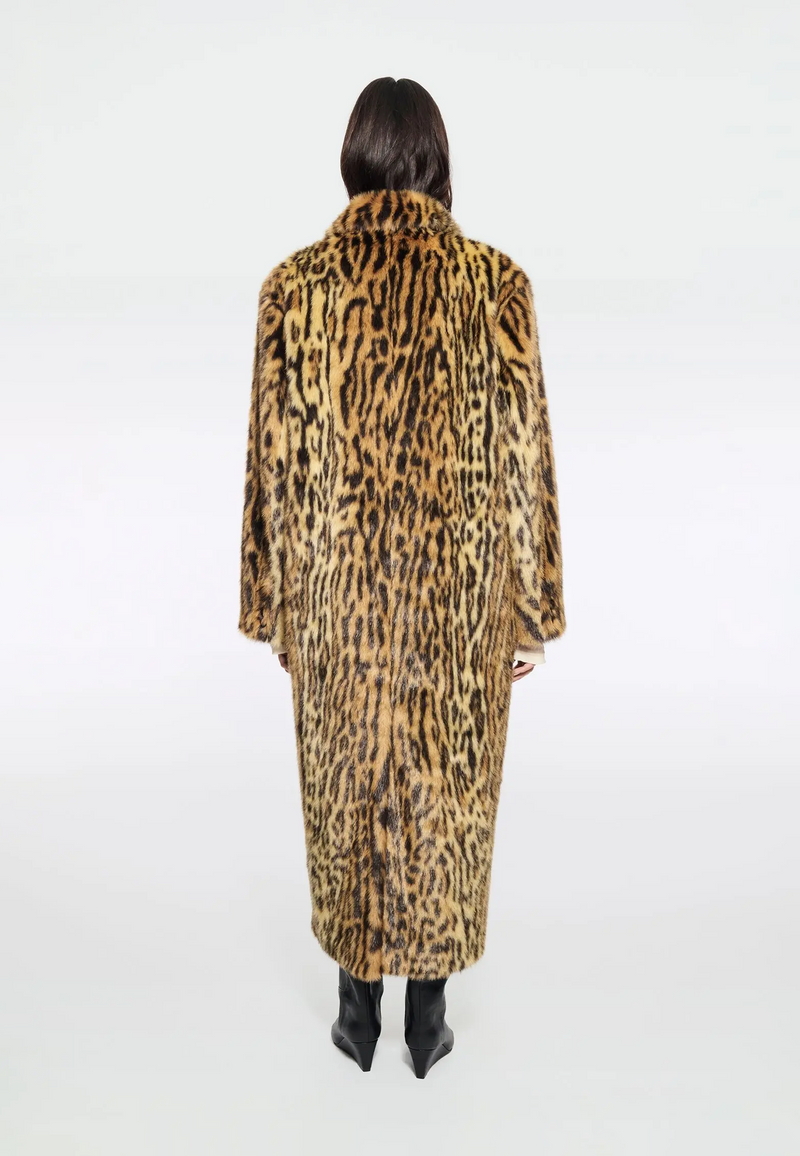 Marceline Fake Fur Mantel | Leo