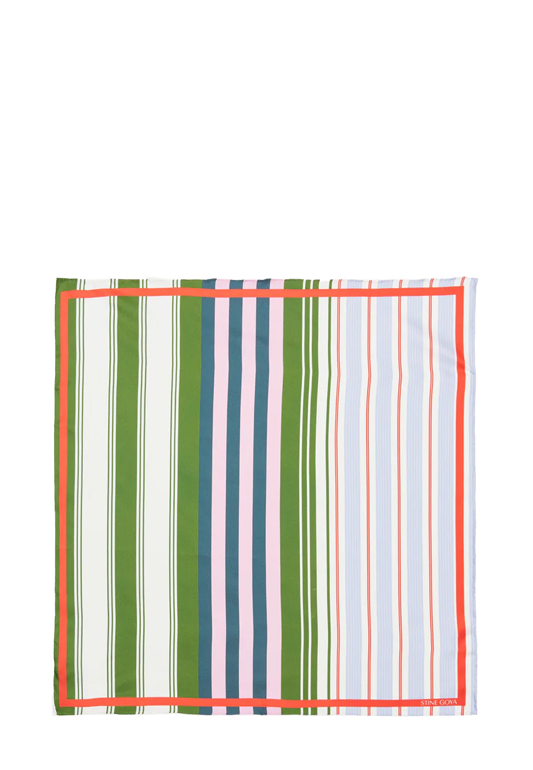 A010-2287 Seidentuch | Forest Stripe