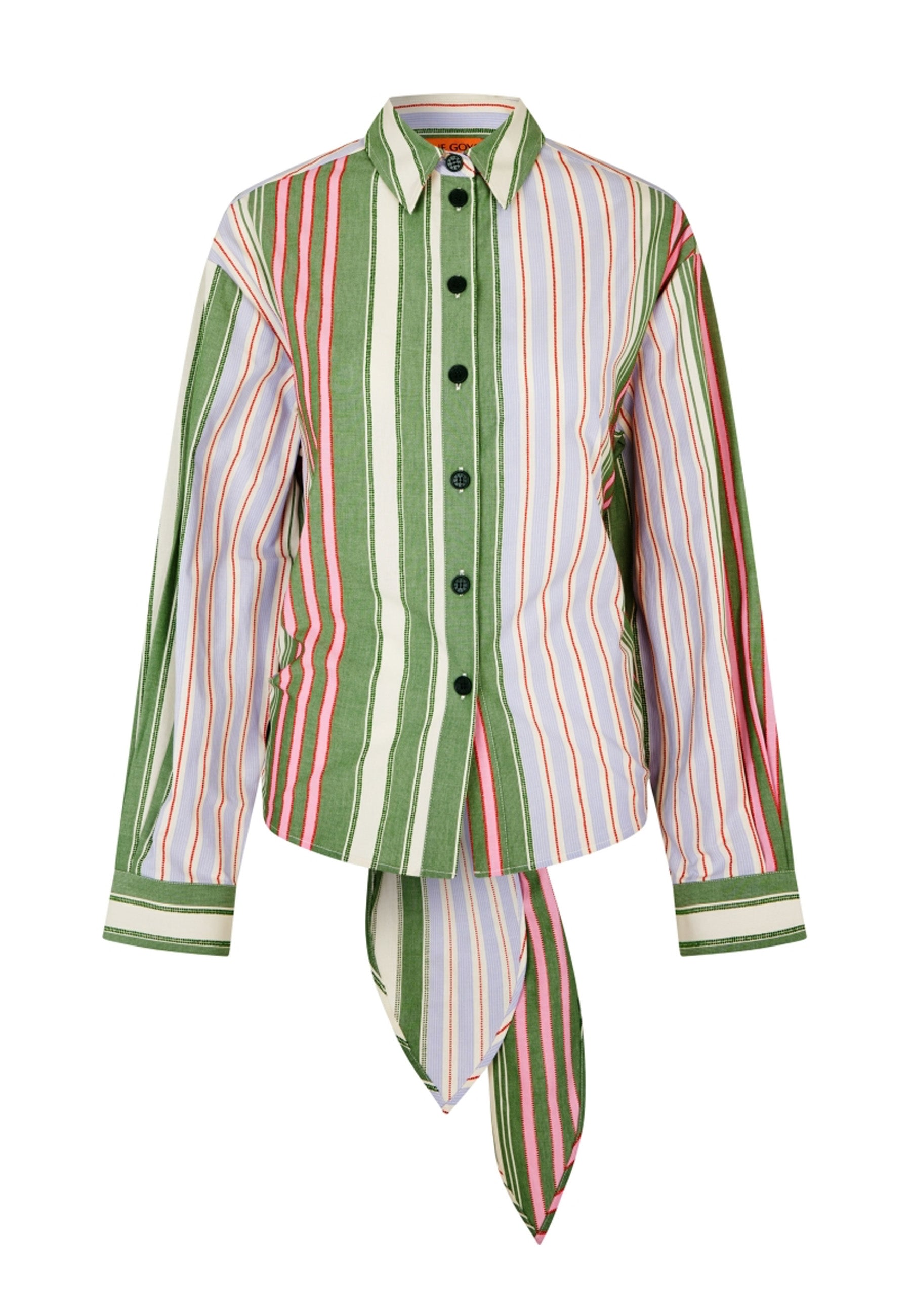 S030-2363 Wrap-bluse | Skovstriber