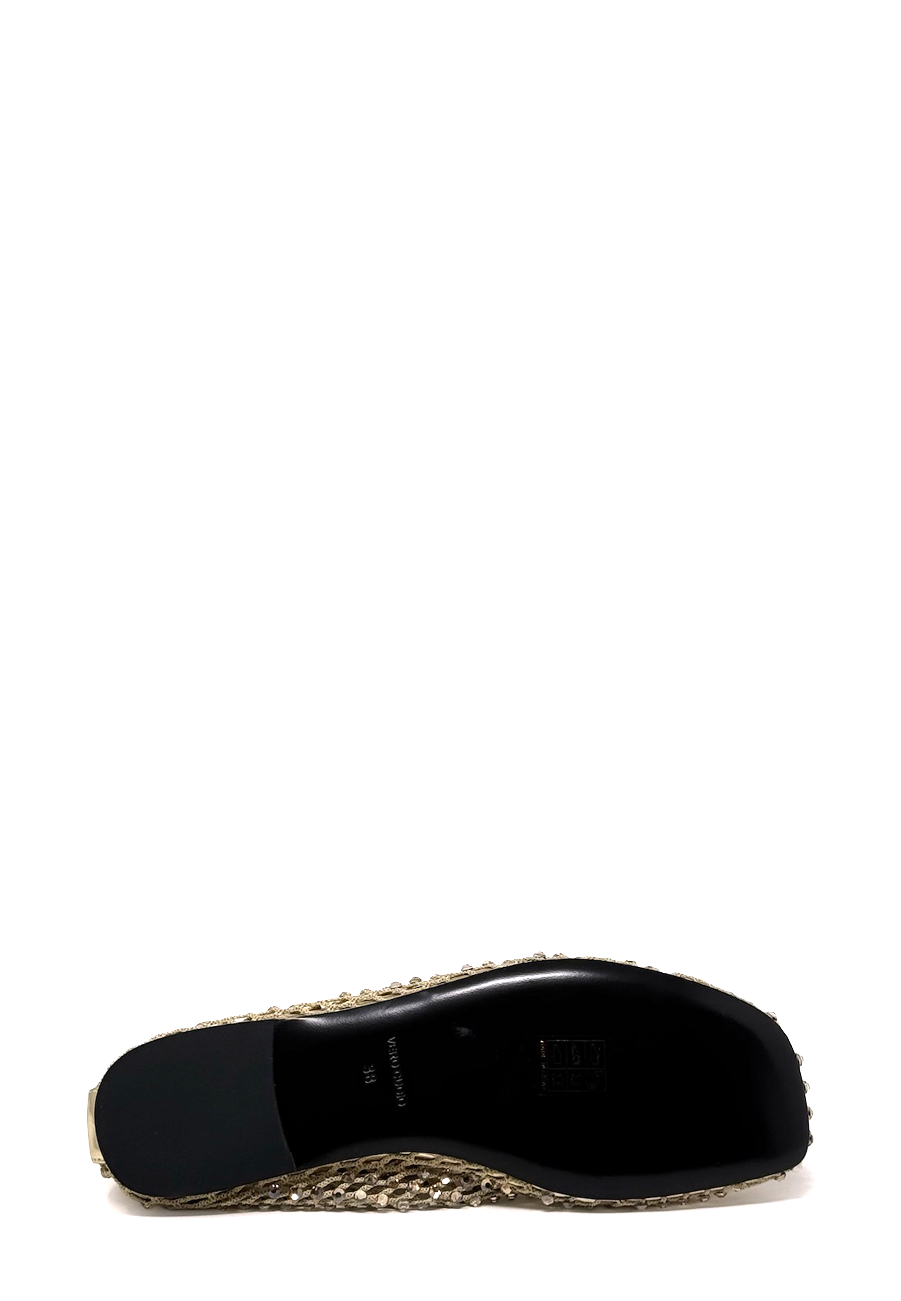 R11 Glitter Slip On | Light Beige