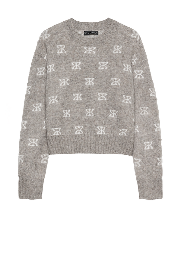 Alyssa Brushed Pullover | Clay White