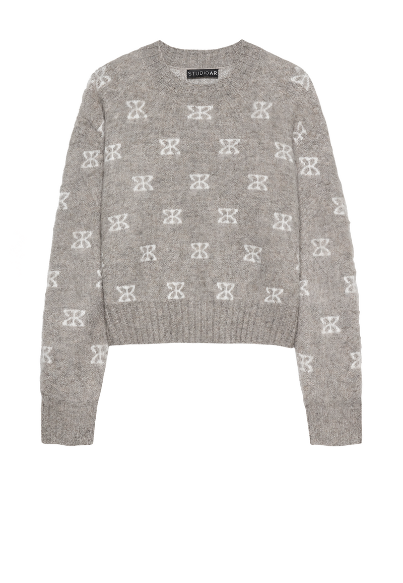 Alyssa Brushed Pullover | Clay White