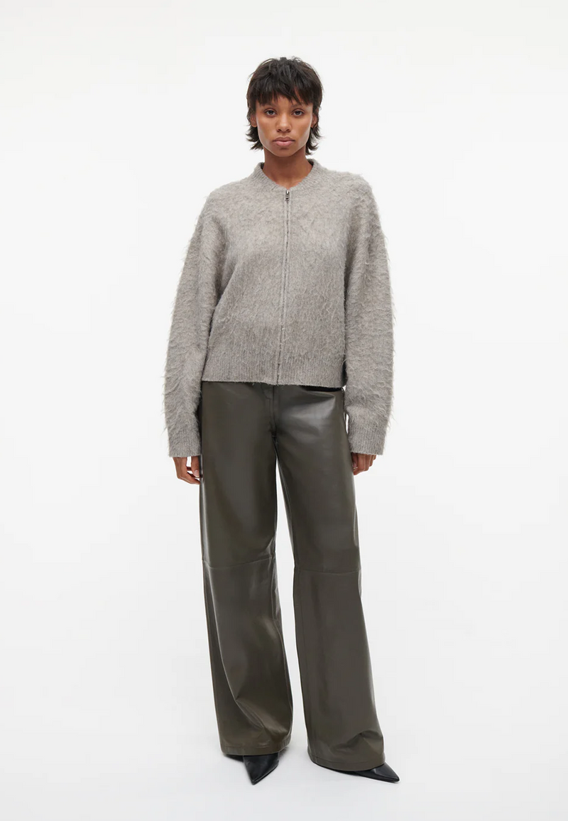 Harper Brushed Cardigan | Clay