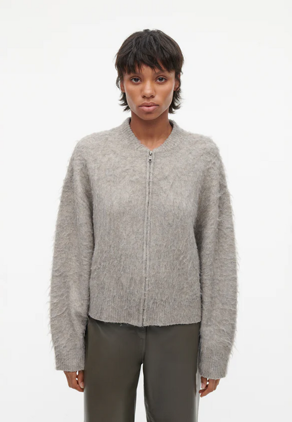 Harper Brushed Cardigan | Clay