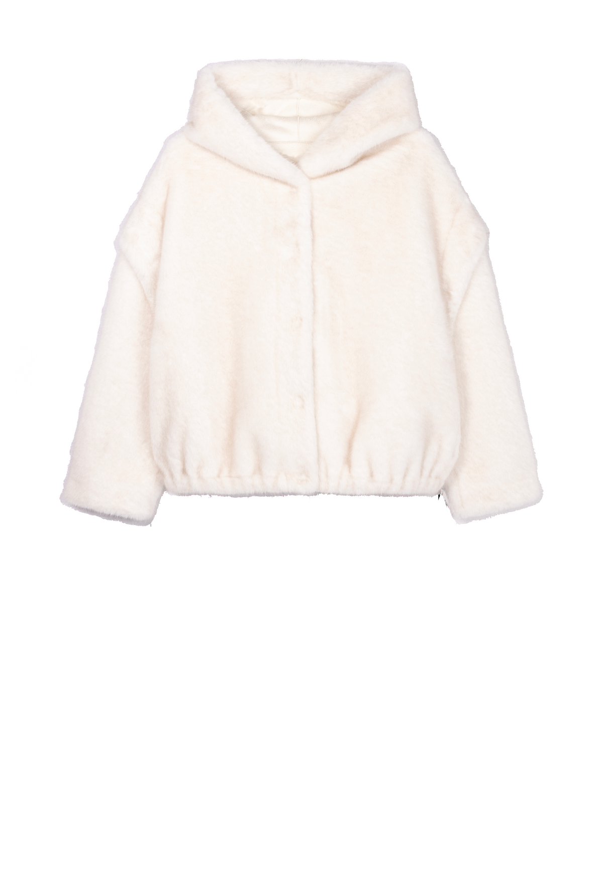 Isadee Faux Fur Jacke | Ecru Mink