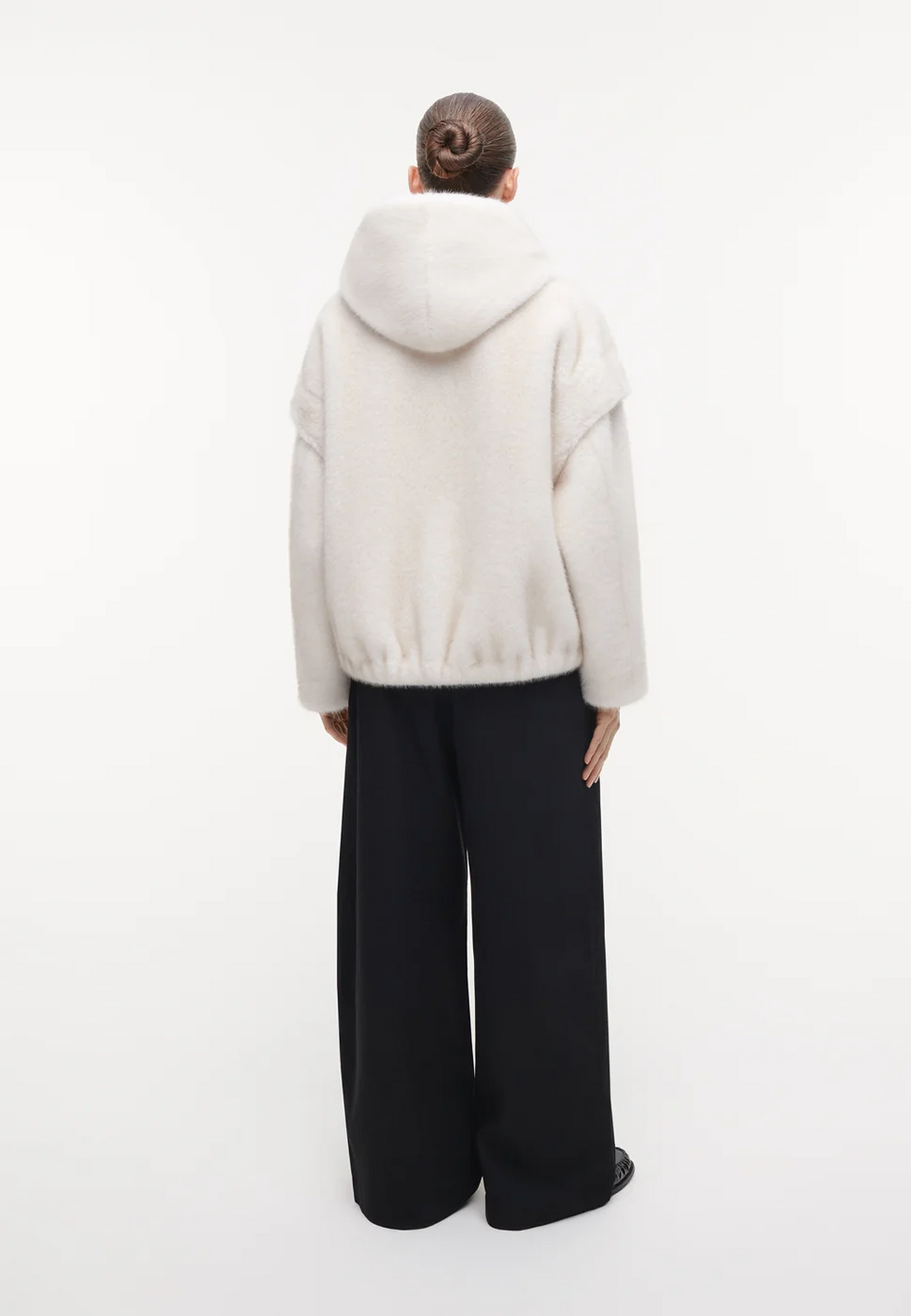 Isadee Faux Fur Jacke | Ecru Mink