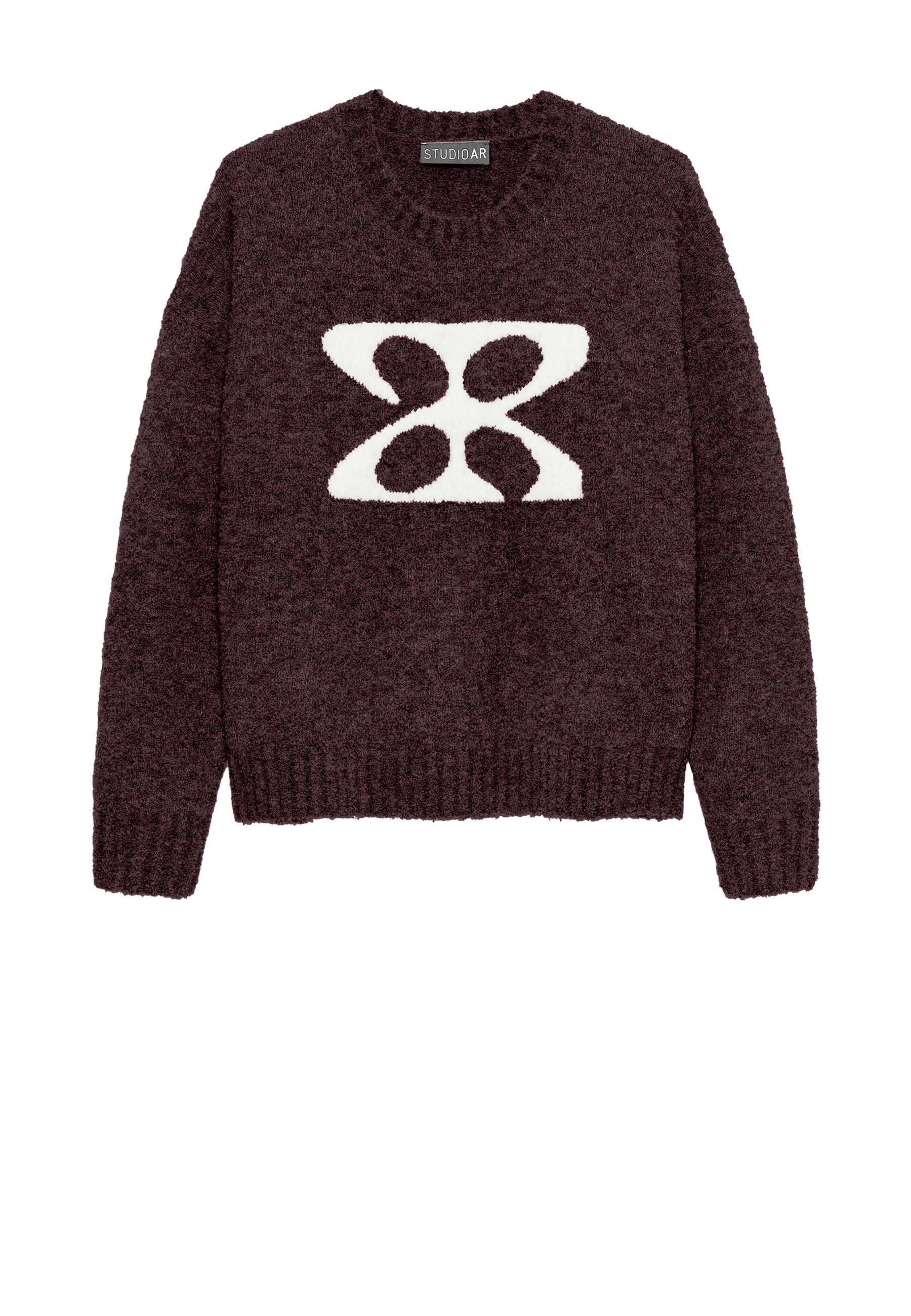 Kirsten Boucle Strick Pullover | Omni Red