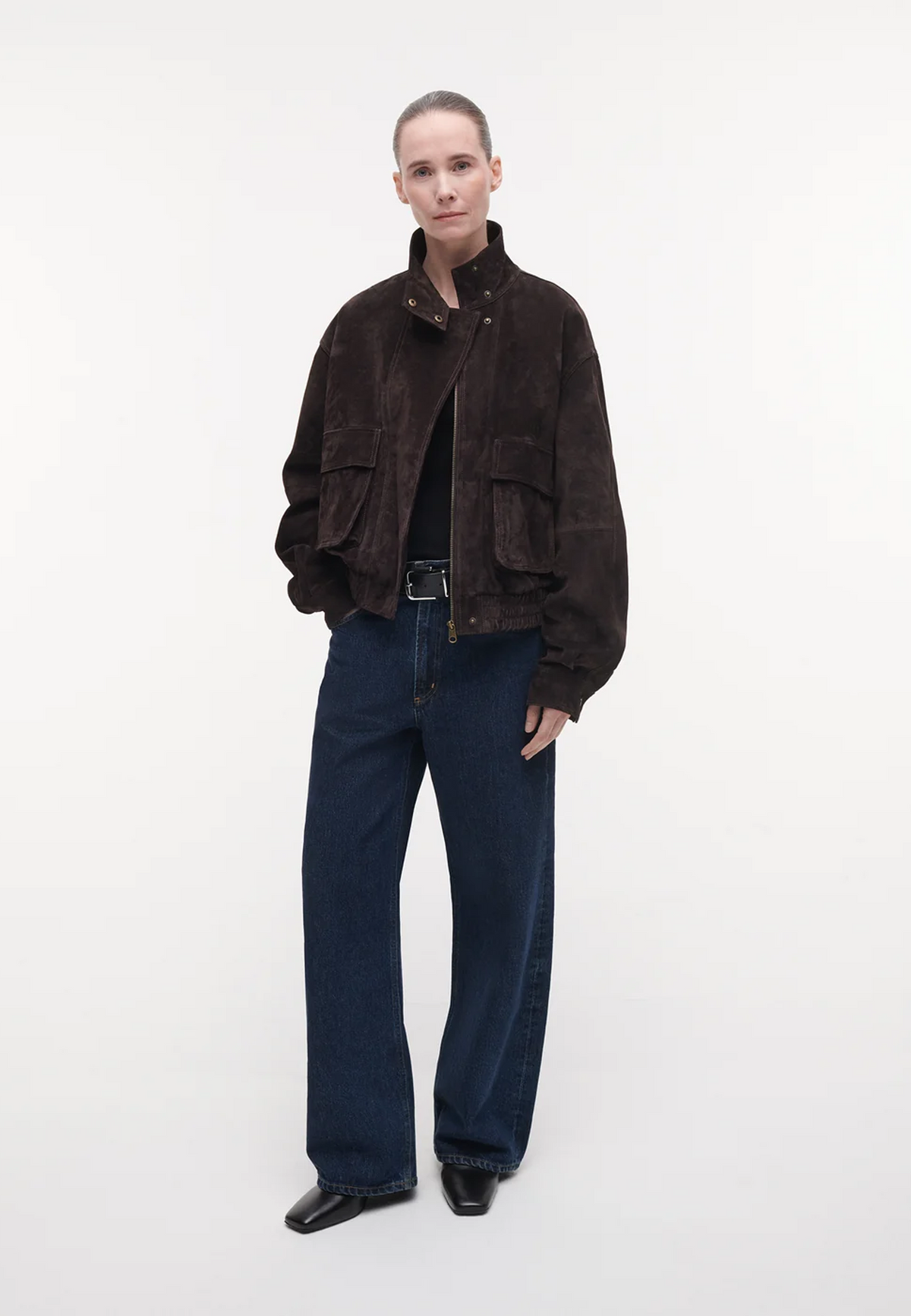 Willow Lederjacke | Velvet Brown Suede