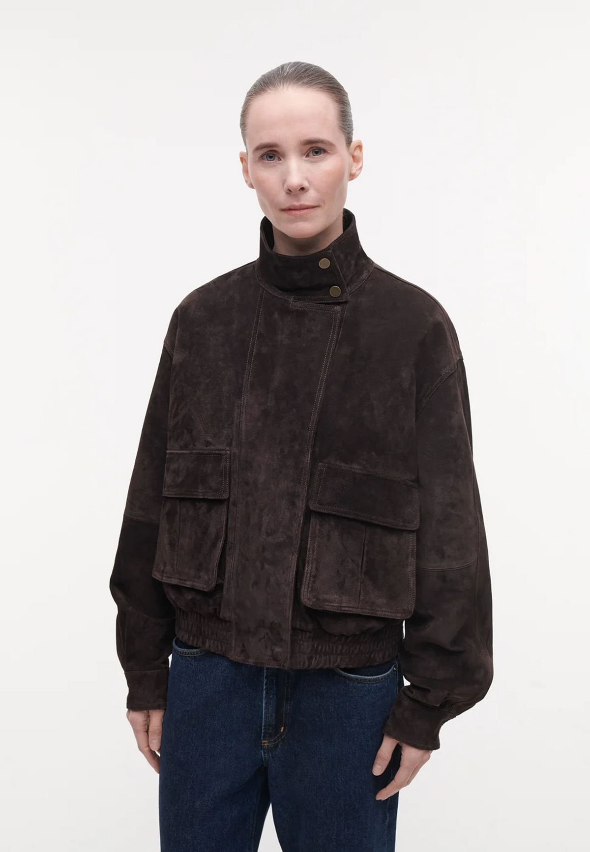 Willow Lederjacke | Velvet Brown Suede
