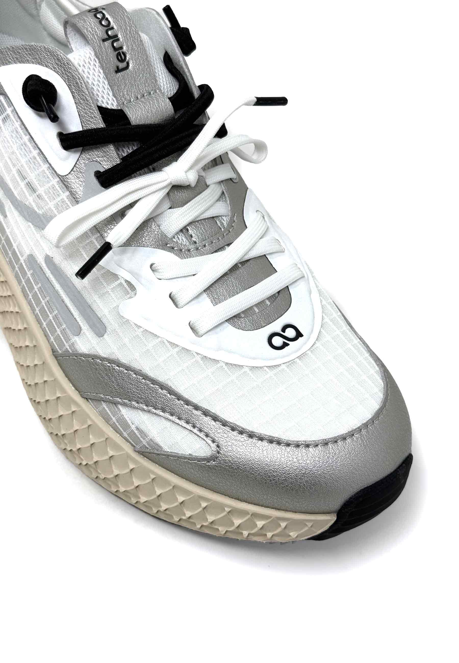 x Karo Kauer 0025 Sneaker | Silver metal white