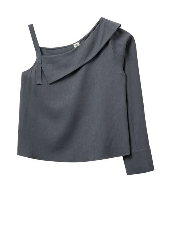 Andrea Asymmetrisches Top | Charcoal