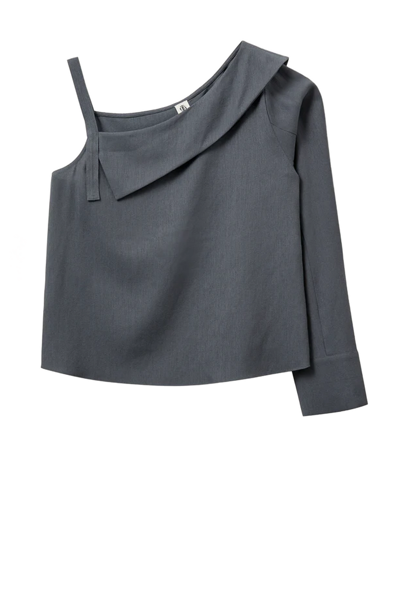 Andrea Asymmetrisches Top | Charcoal