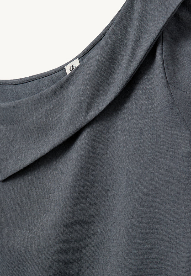 Andrea Asymmetrisches Top | Charcoal