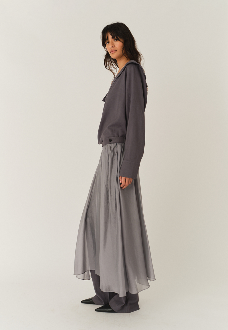 Andrea Gown Hose | Charcoal