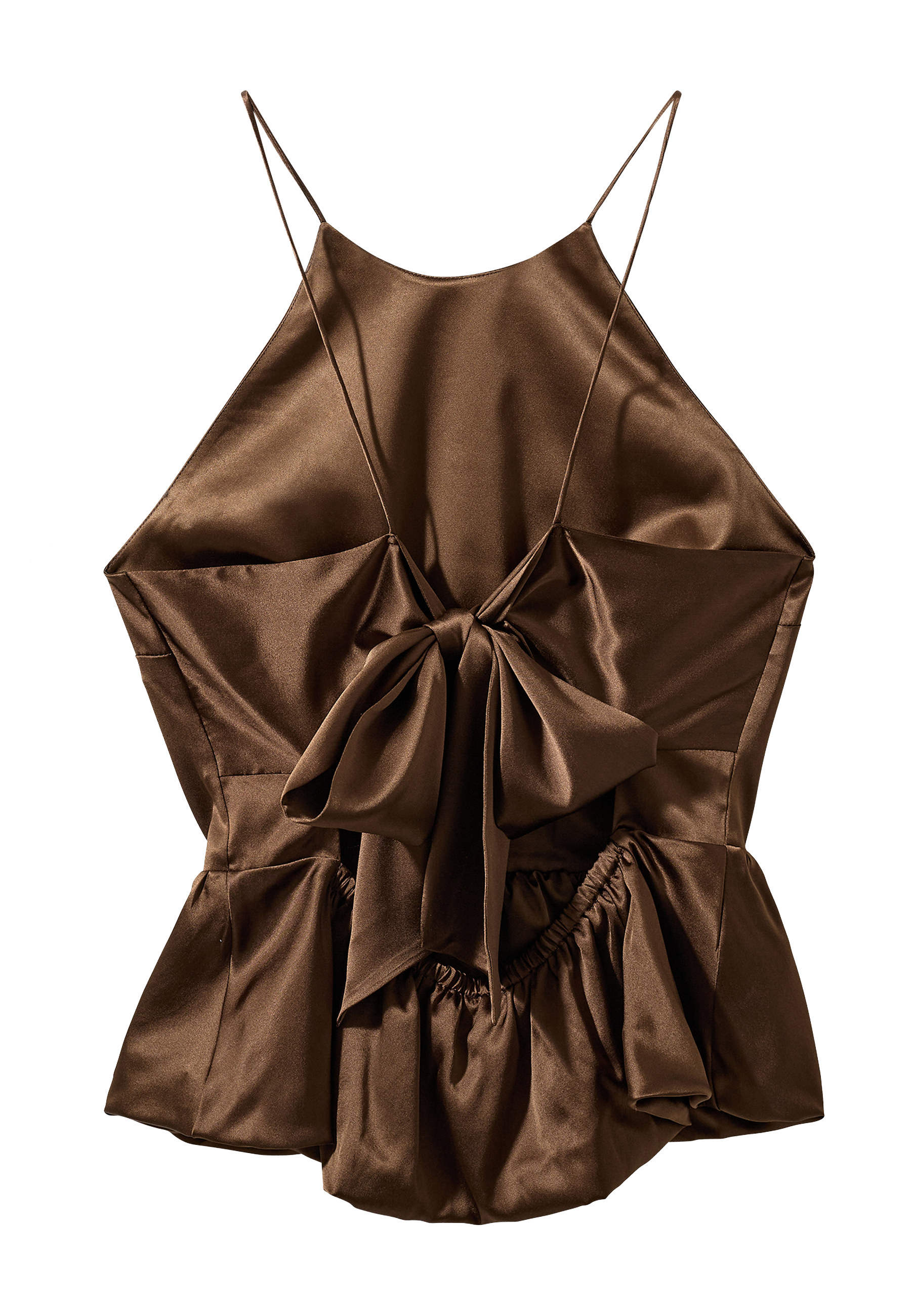 Cata Tie Top | Espresso