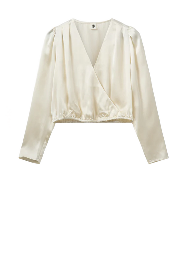 Catania Seidenbluse | Cream