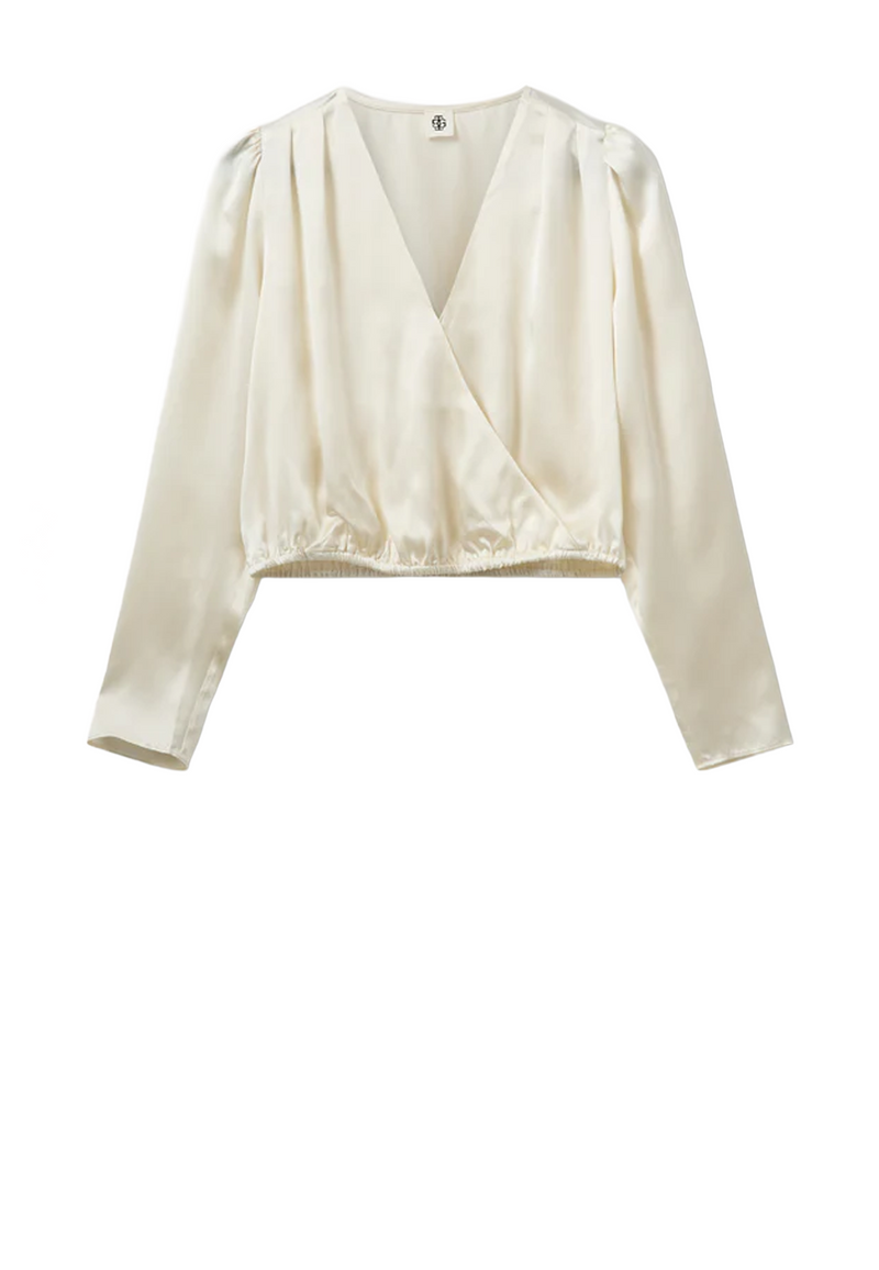 Catania Seidenbluse | Cream