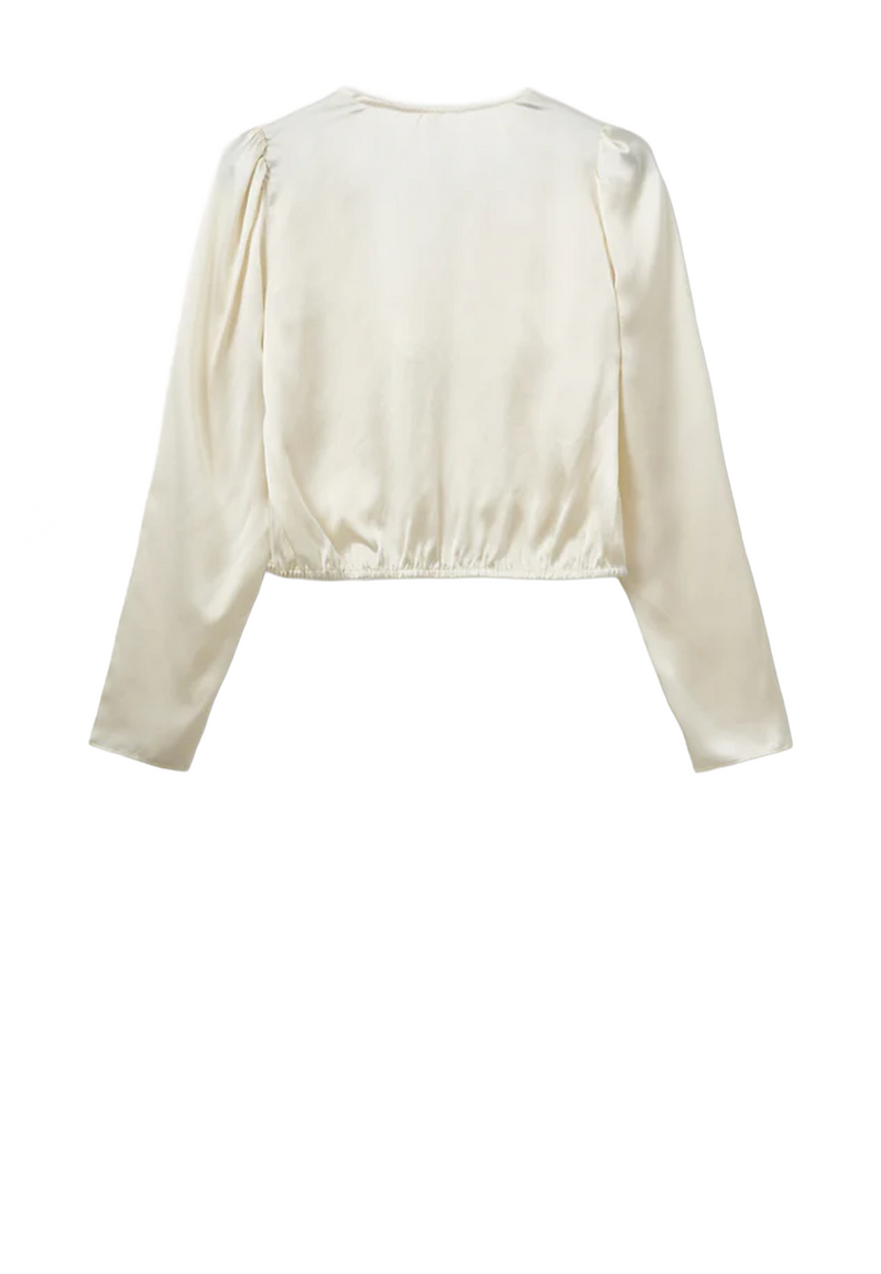 Catania Seidenbluse | Cream