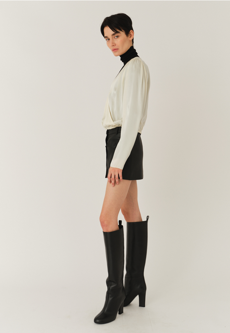 Catania Seidenbluse | Cream