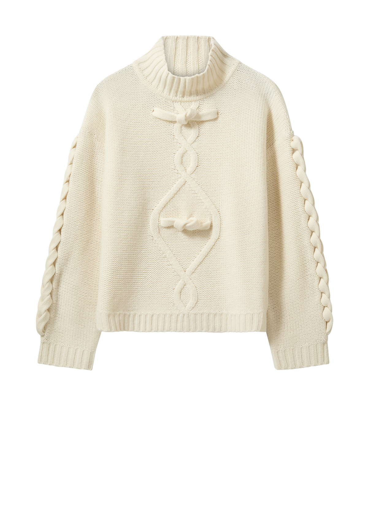 Como Braid Pullover | Cream