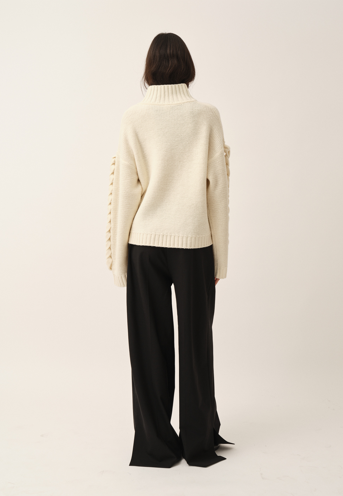 Como Braid Pullover | Cream
