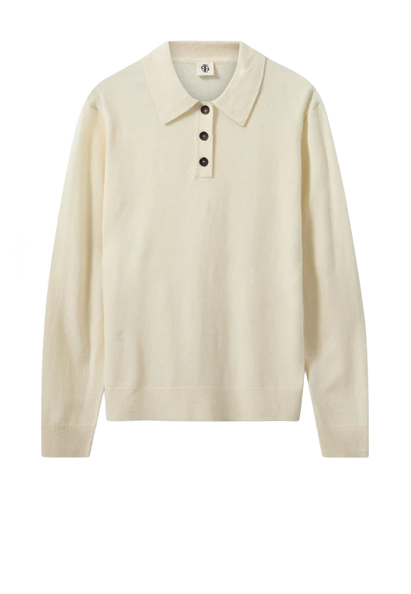 Como Strick Polo-Shirt | Cream